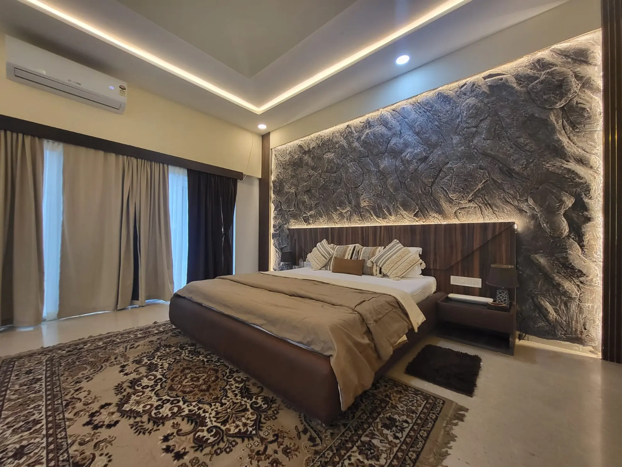 Third Bedroom at Whispering Stones, Mumbai