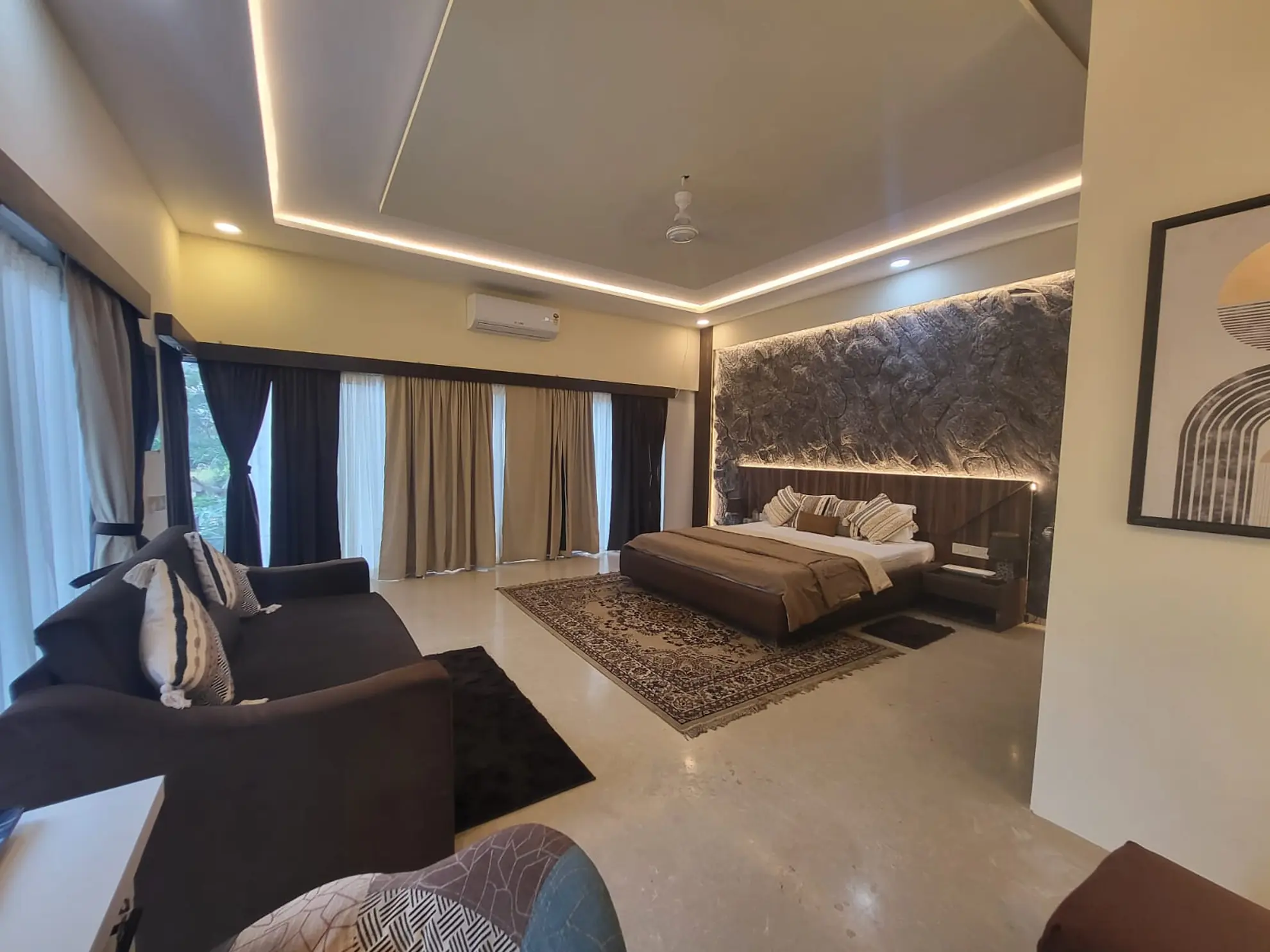 Third Bedroom 5 at Whispering Stones, Mumbai