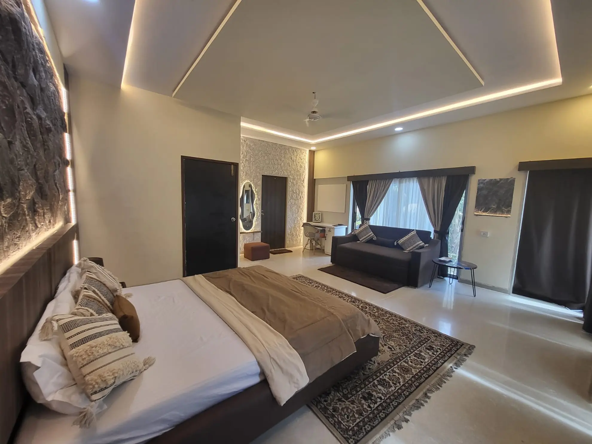 Third Bedroom 6 at Whispering Stones, Mumbai
