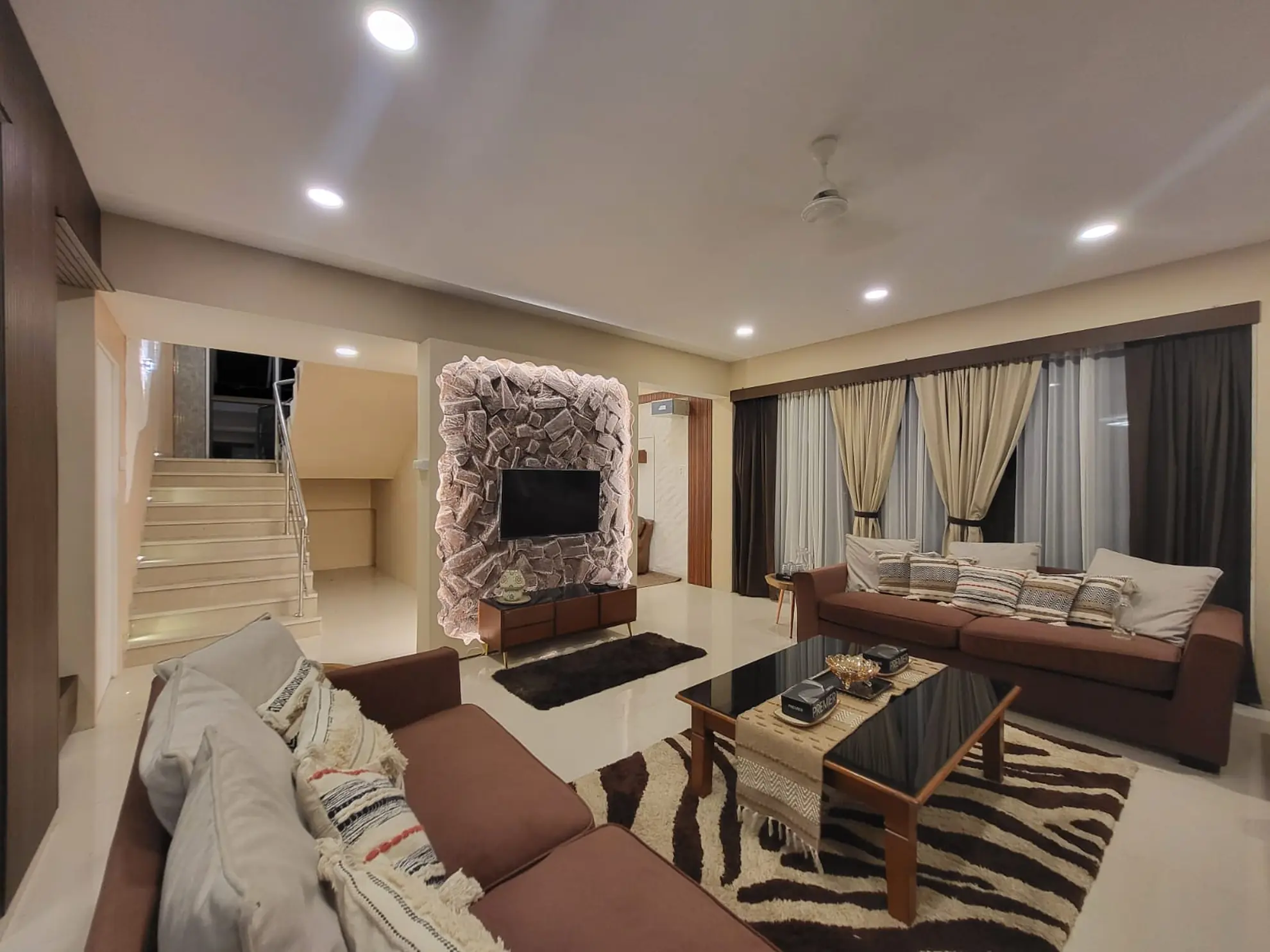 Living Area 7 at Whispering Stones, Mumbai