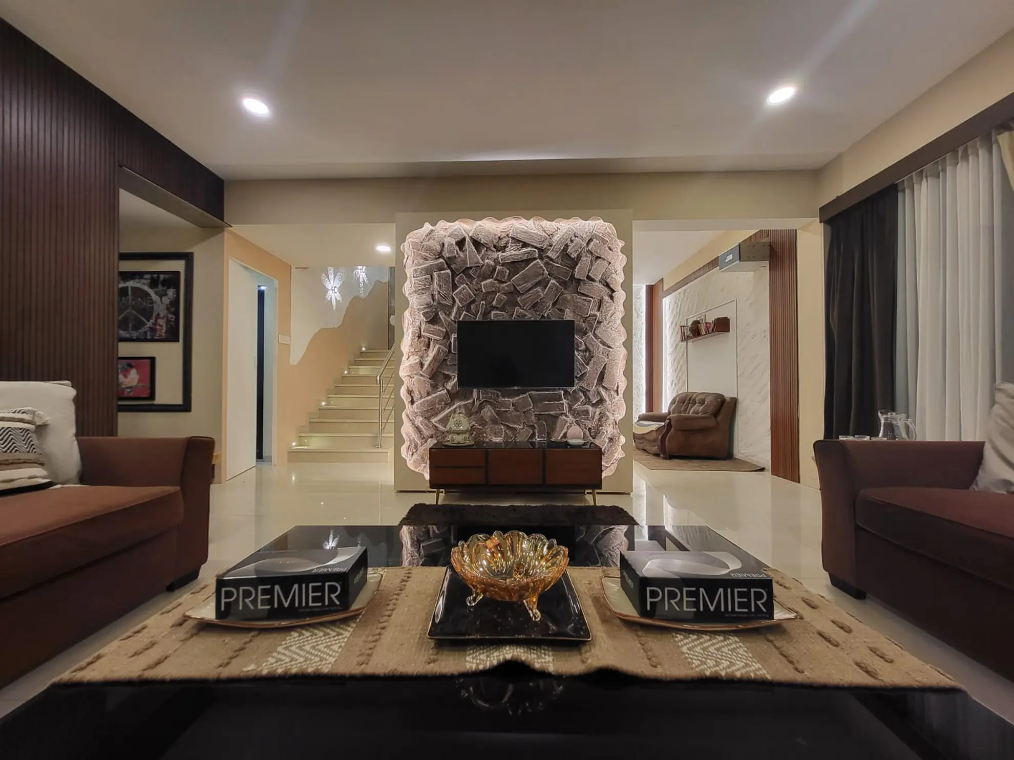 Living Area 4 at Whispering Stones, Mumbai