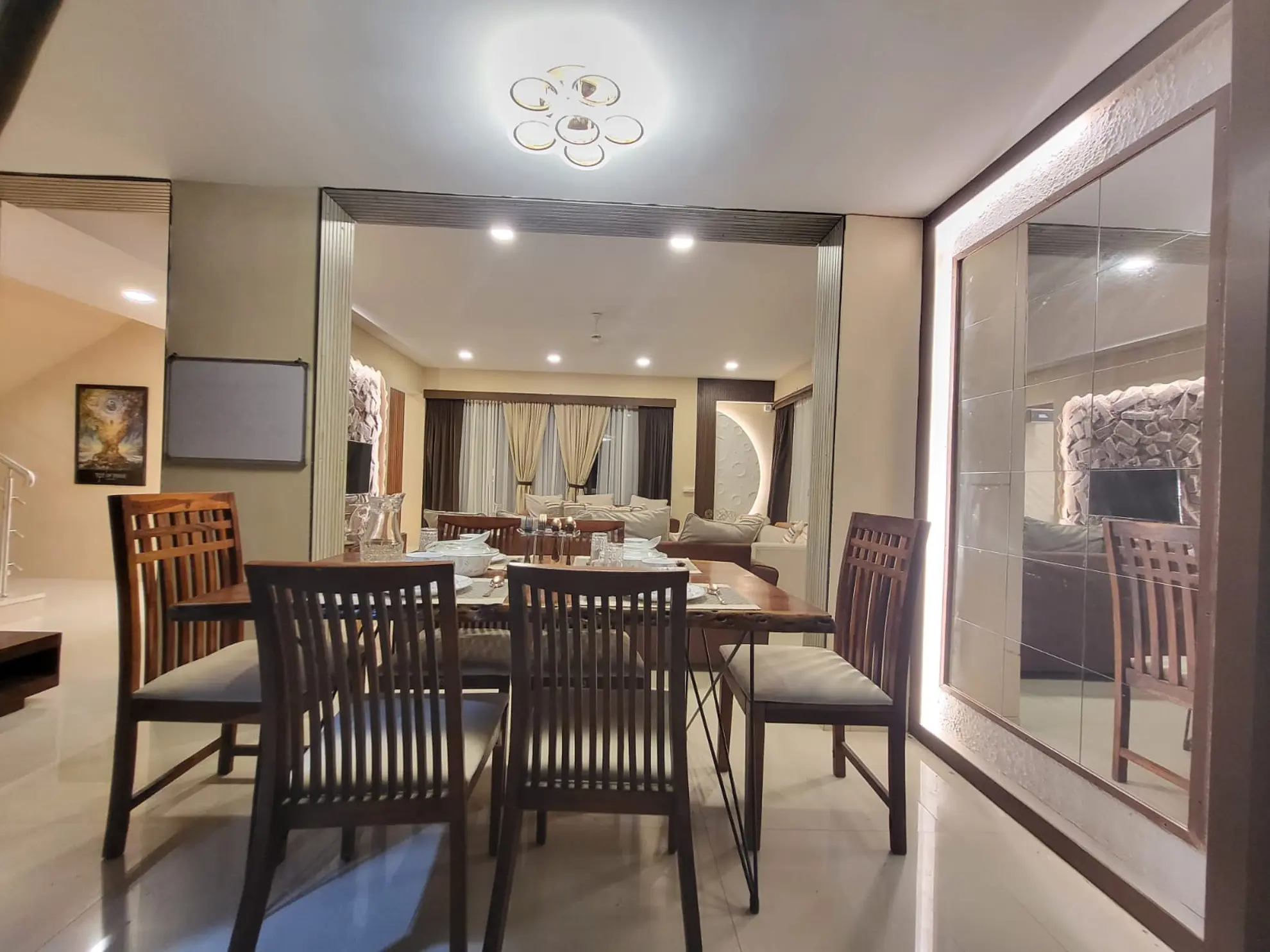 Dining Area 2 at Whispering Stones, Mumbai