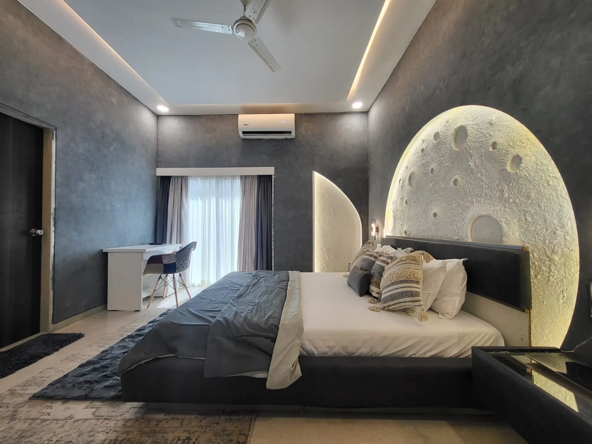 First Bedroom 3 at Whispering Stones, Mumbai