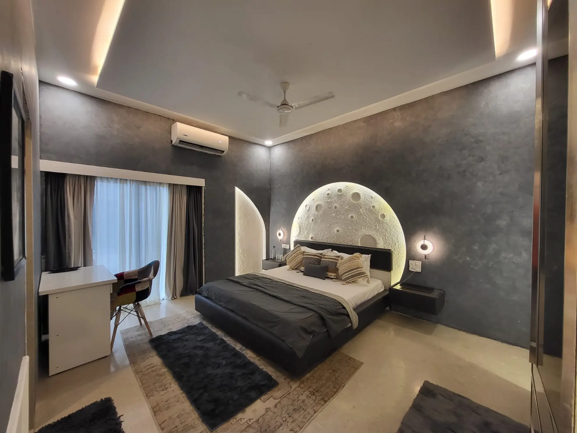 First Bedroom at Whispering Stones, Mumbai