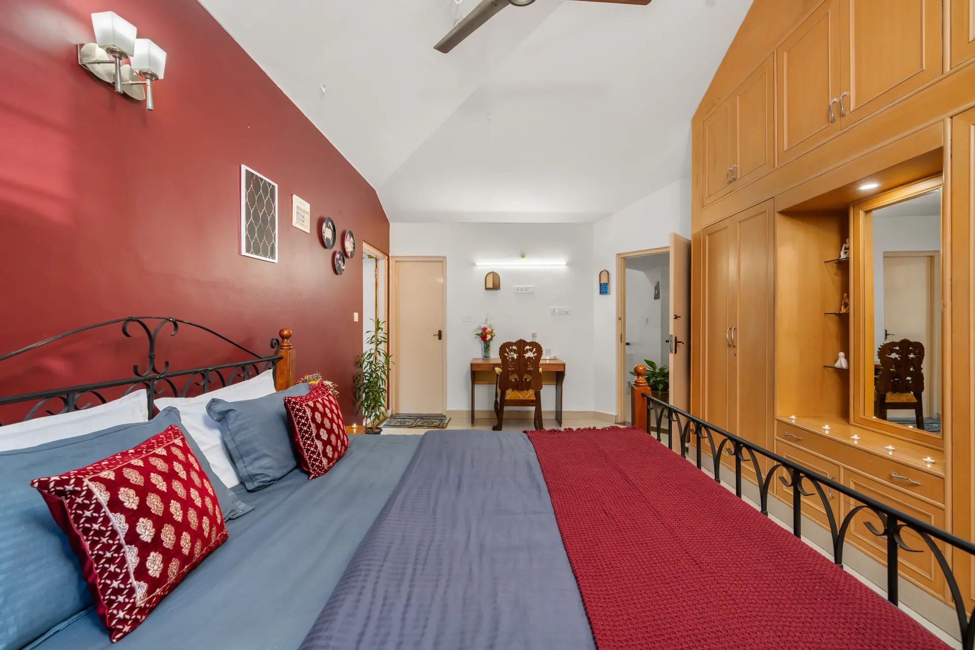 Third Bedroom 5 at Vintage Haven, Bengaluru