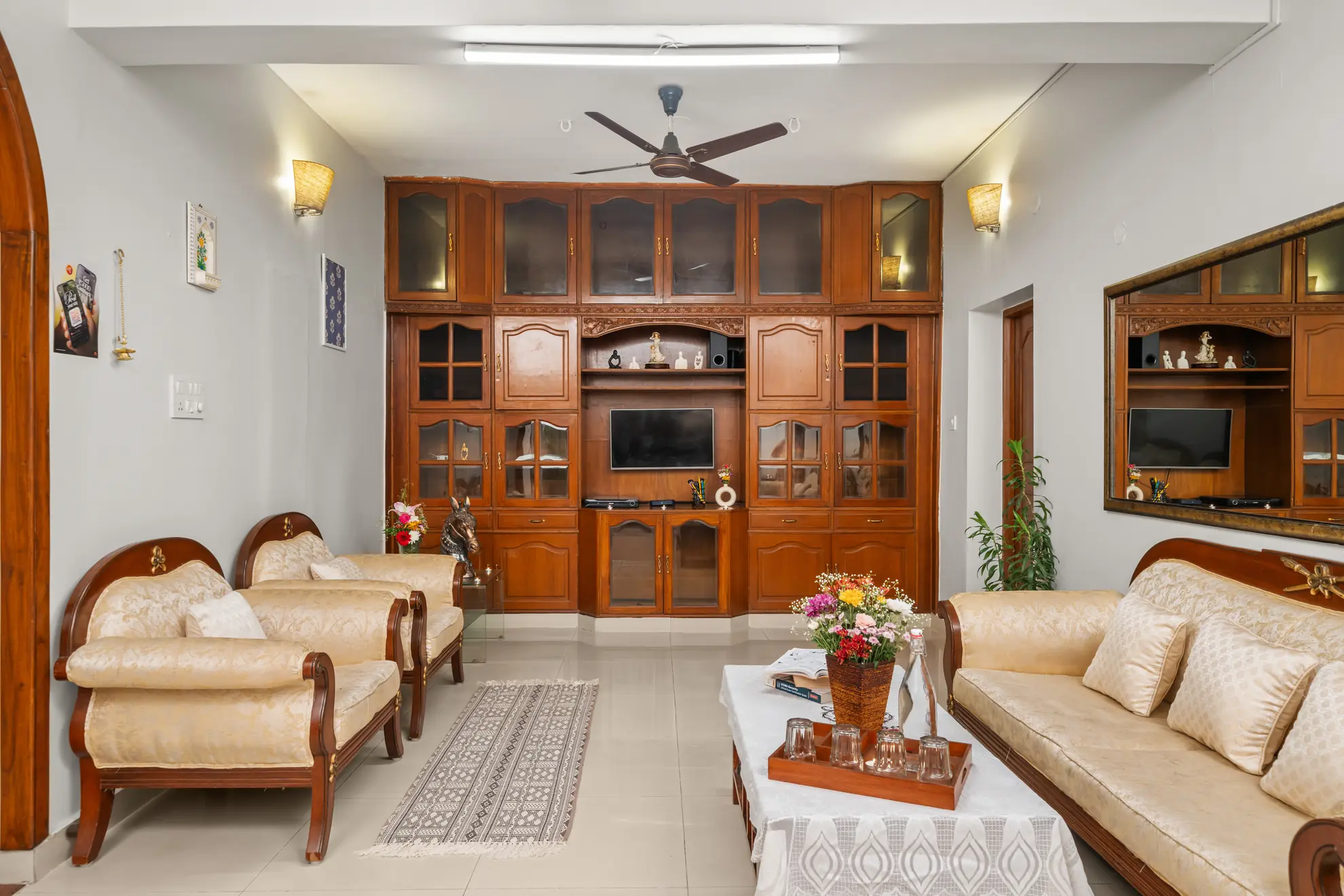 Living Area at Vintage Haven, Bengaluru