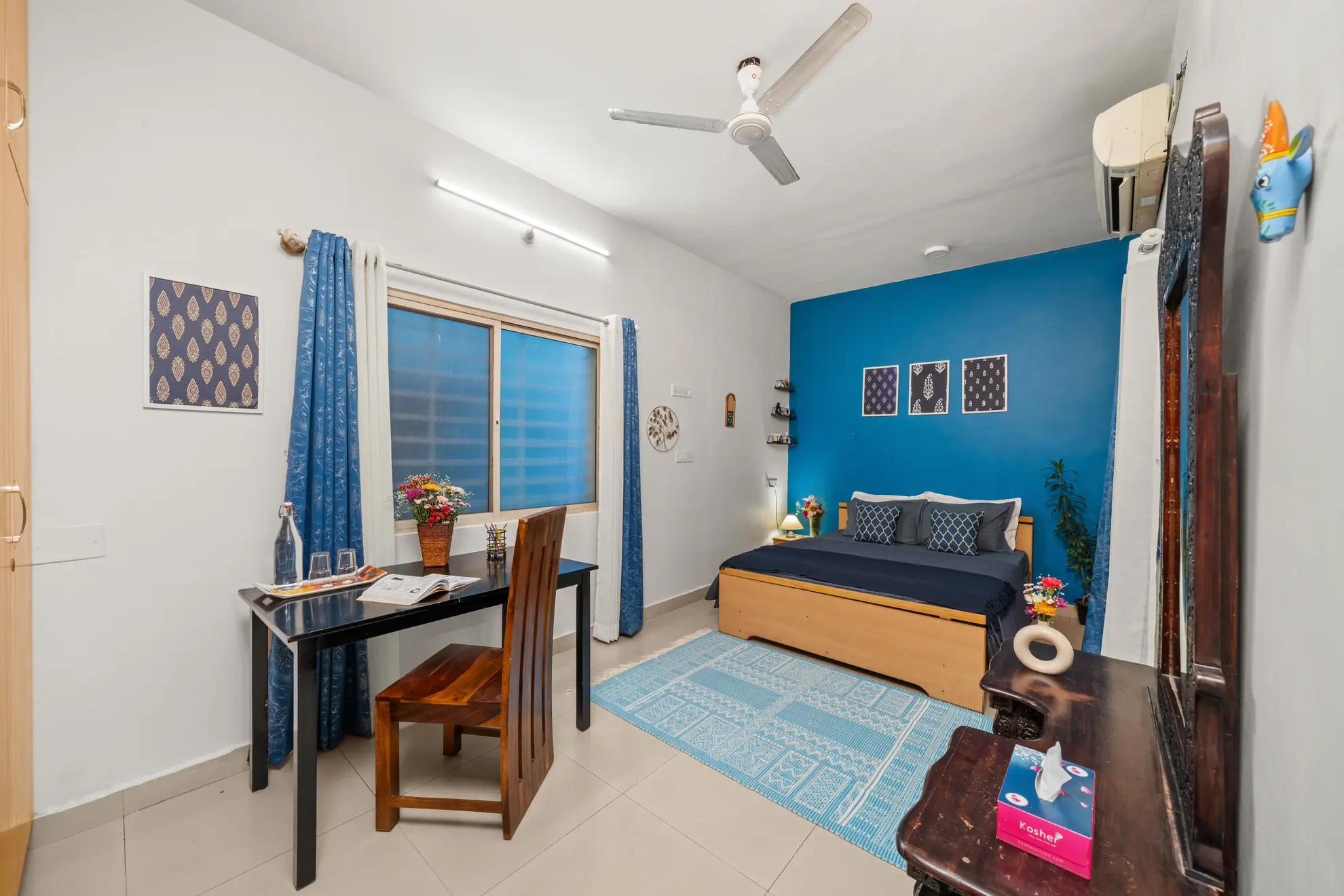 Second Bedroom at Vintage Haven, Bengaluru
