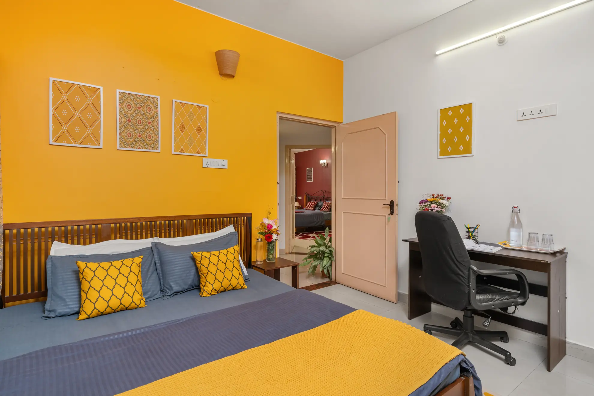 Fifth Bedroom 4 at Vintage Haven, Bengaluru