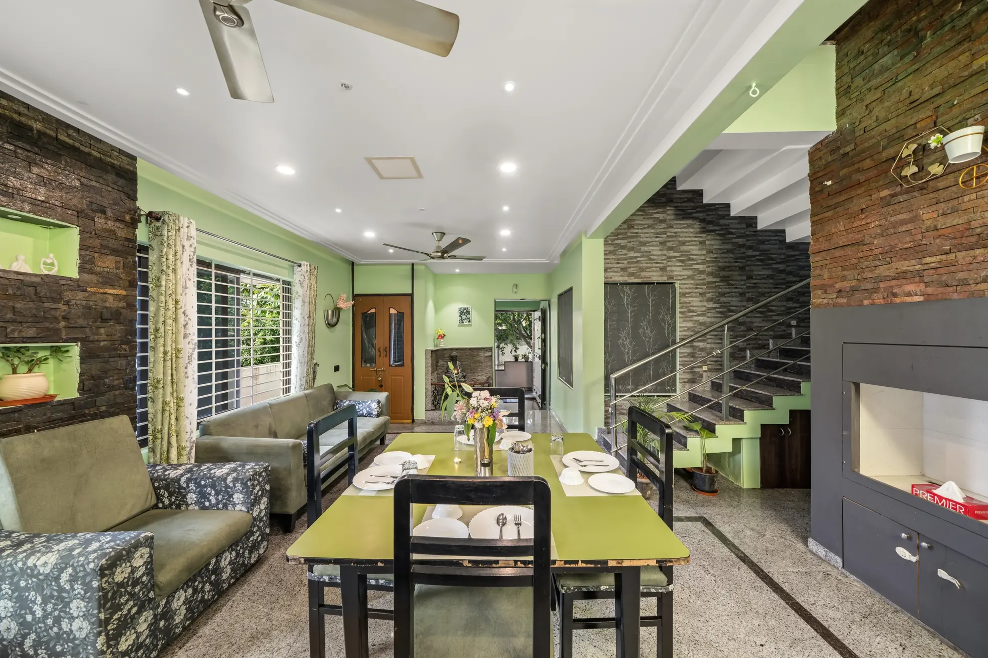 Living Area 4 at Serene Springs, Bengaluru