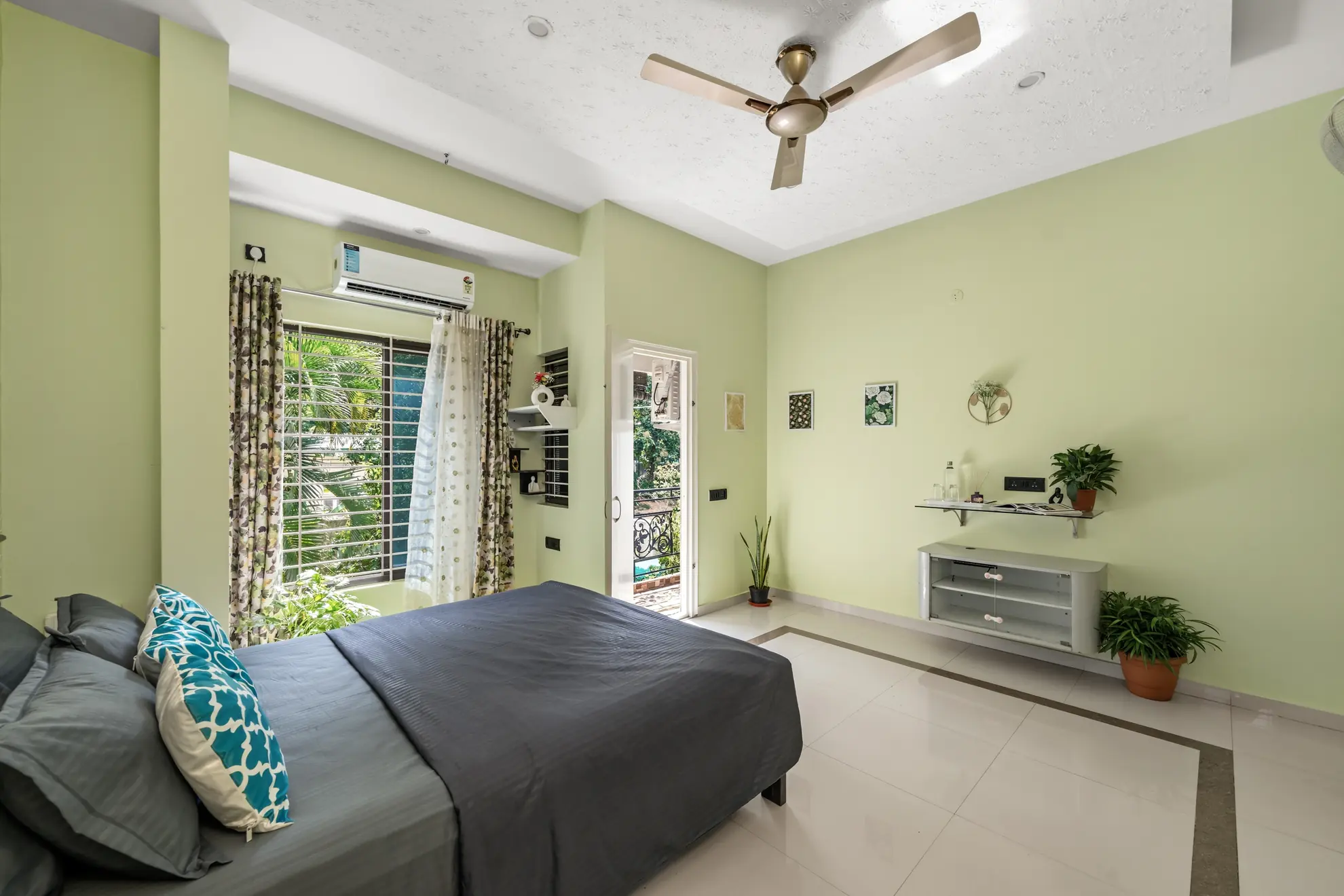 Second Bedroom 7 at Serene Springs, Bengaluru