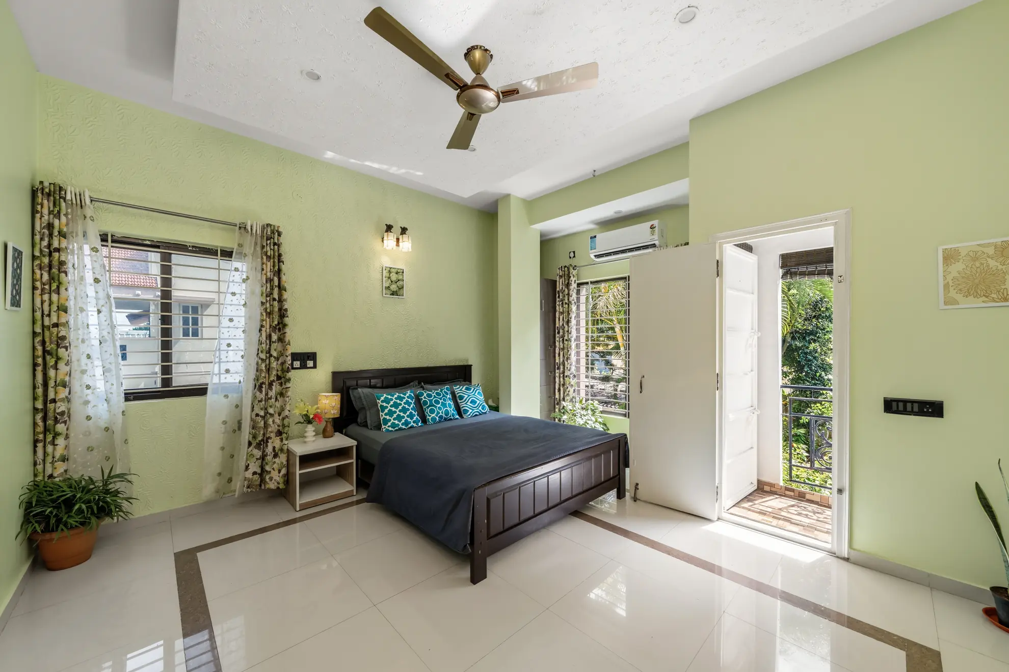 Second Bedroom at Serene Springs, Bengaluru