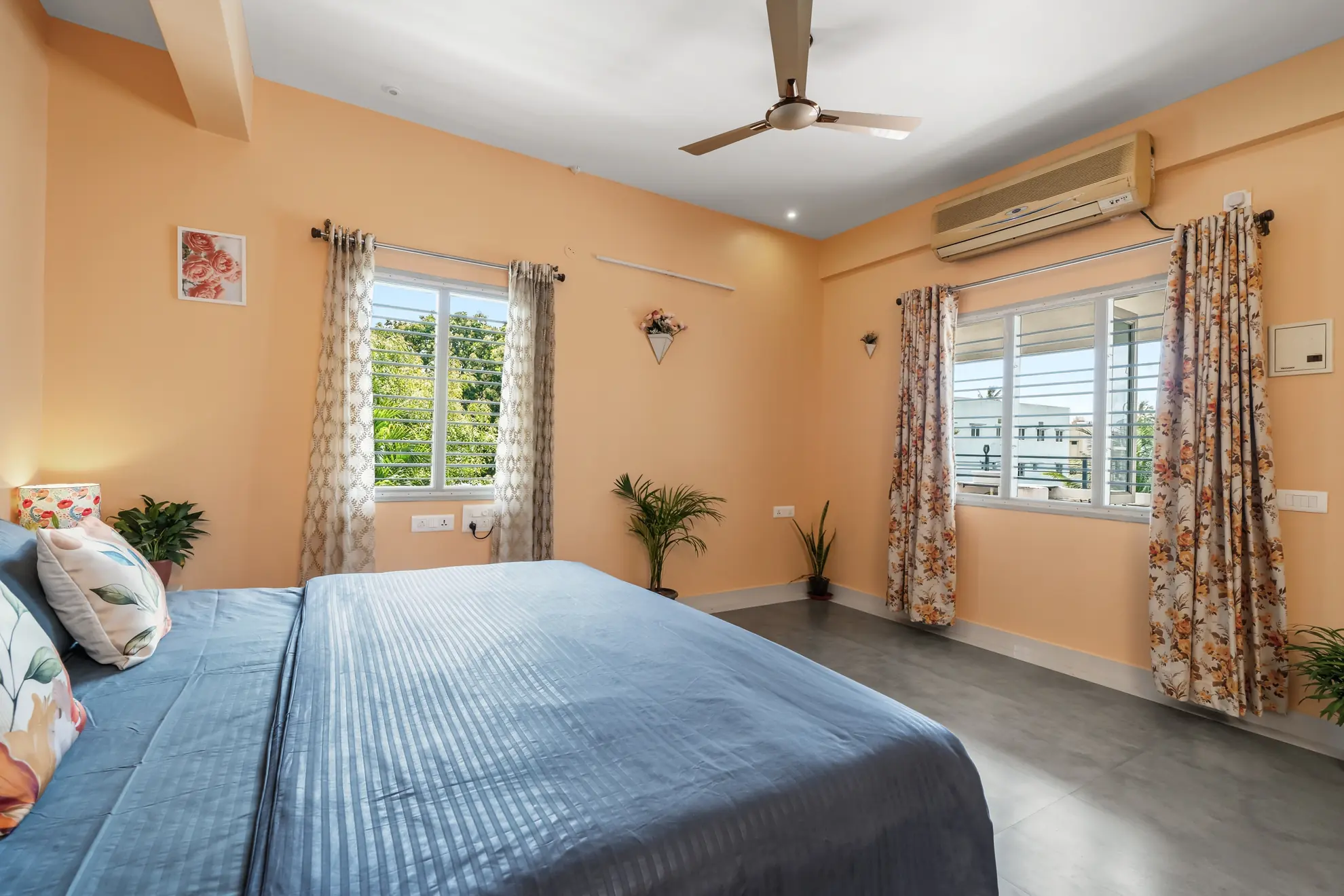 First Bedroom 8 at Serene Springs, Bengaluru