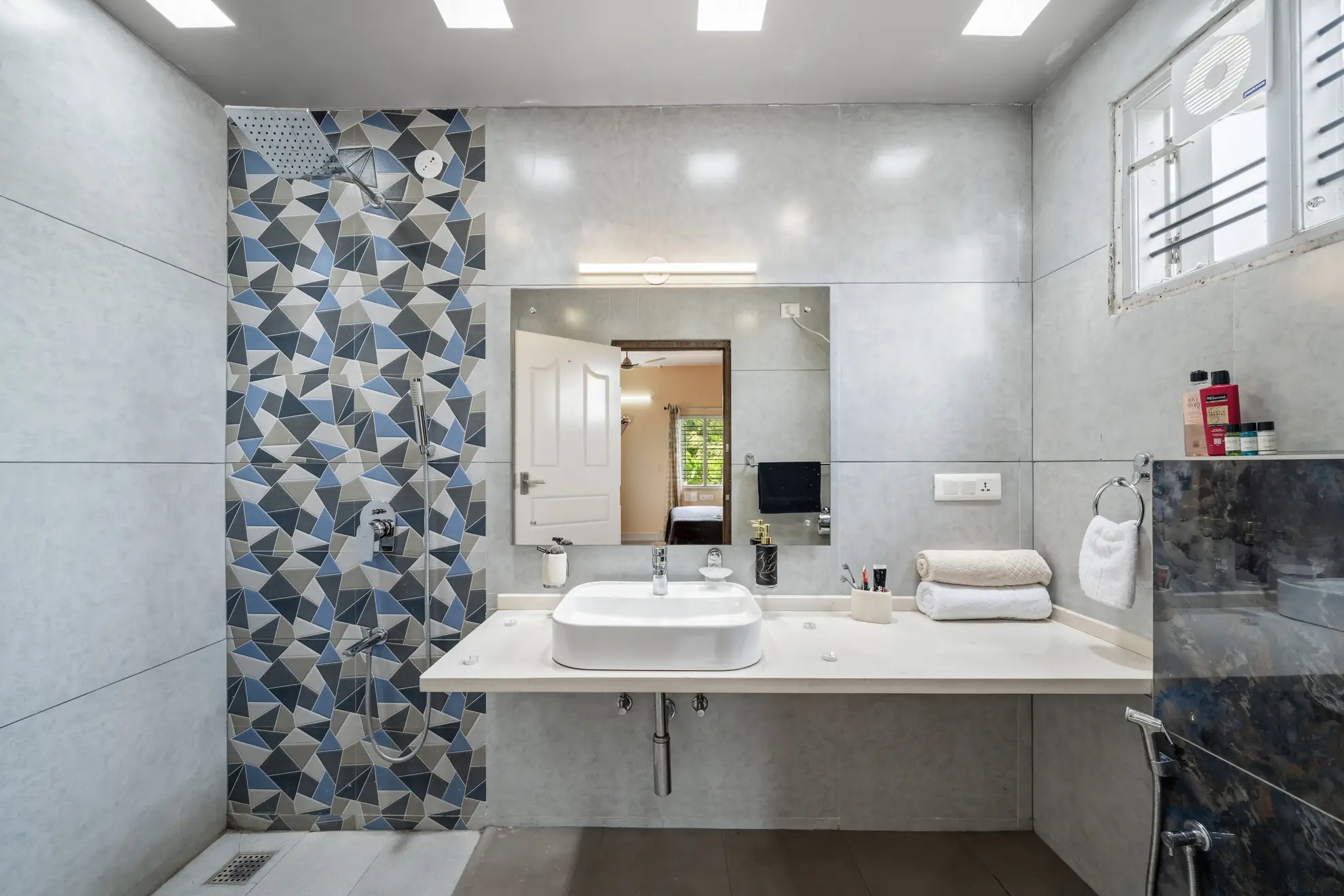 First Bedroom 9 at Serene Springs, Bengaluru