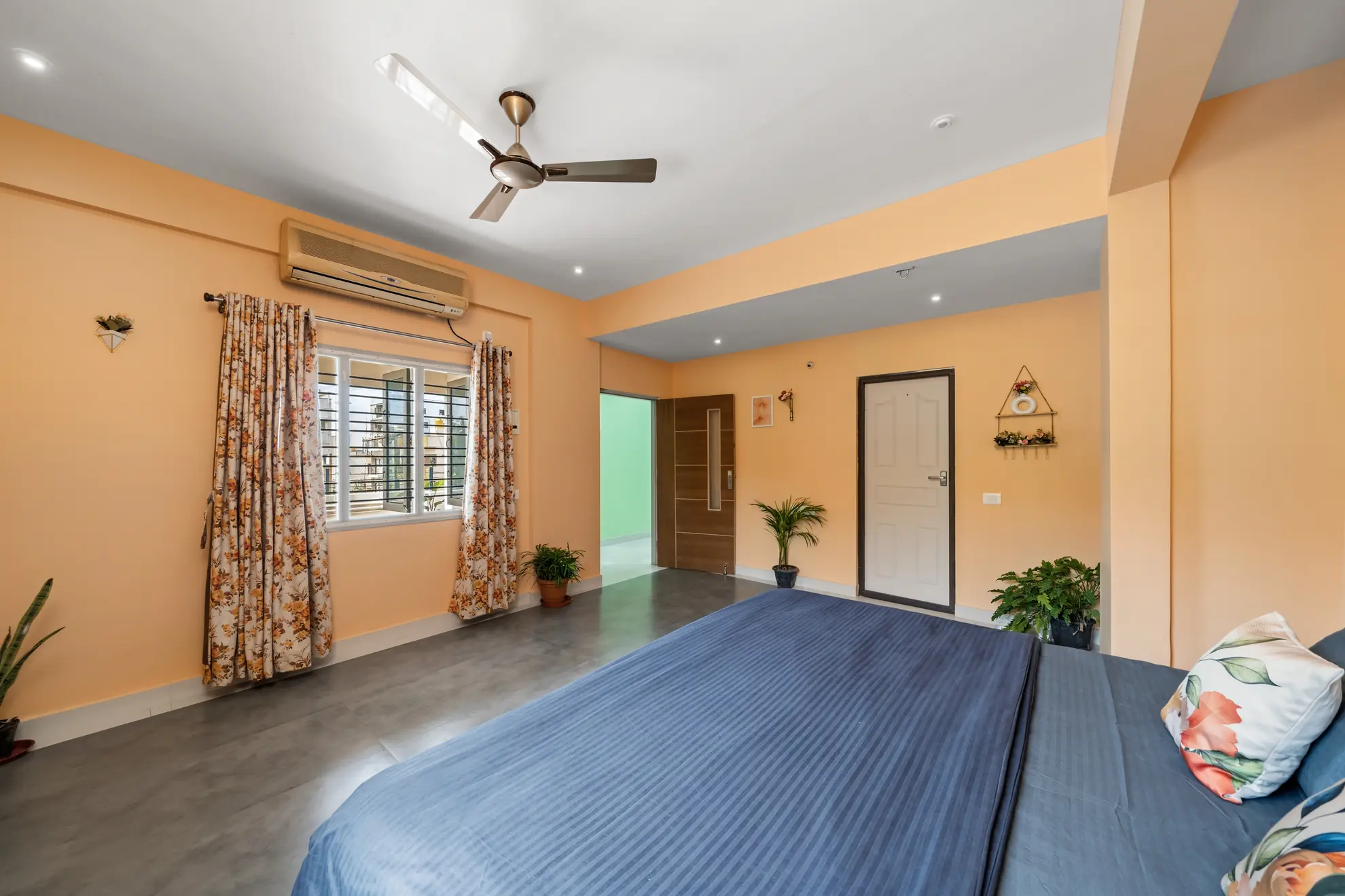 First Bedroom 6 at Serene Springs, Bengaluru