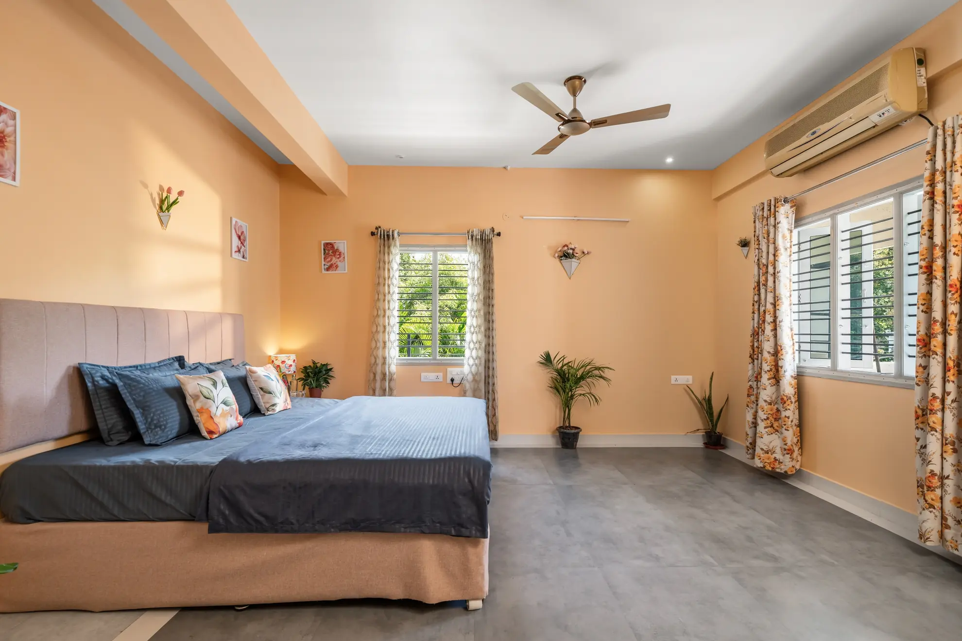 First Bedroom 7 at Serene Springs, Bengaluru