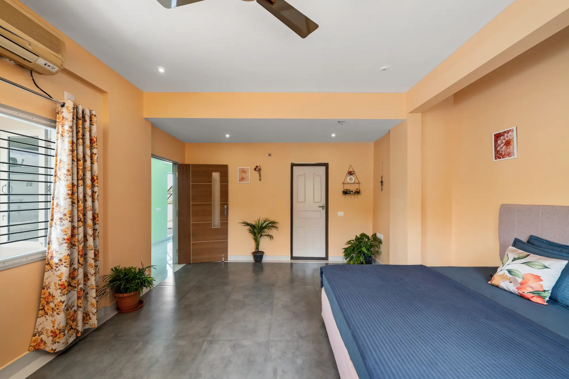First Bedroom 5 at Serene Springs, Bengaluru