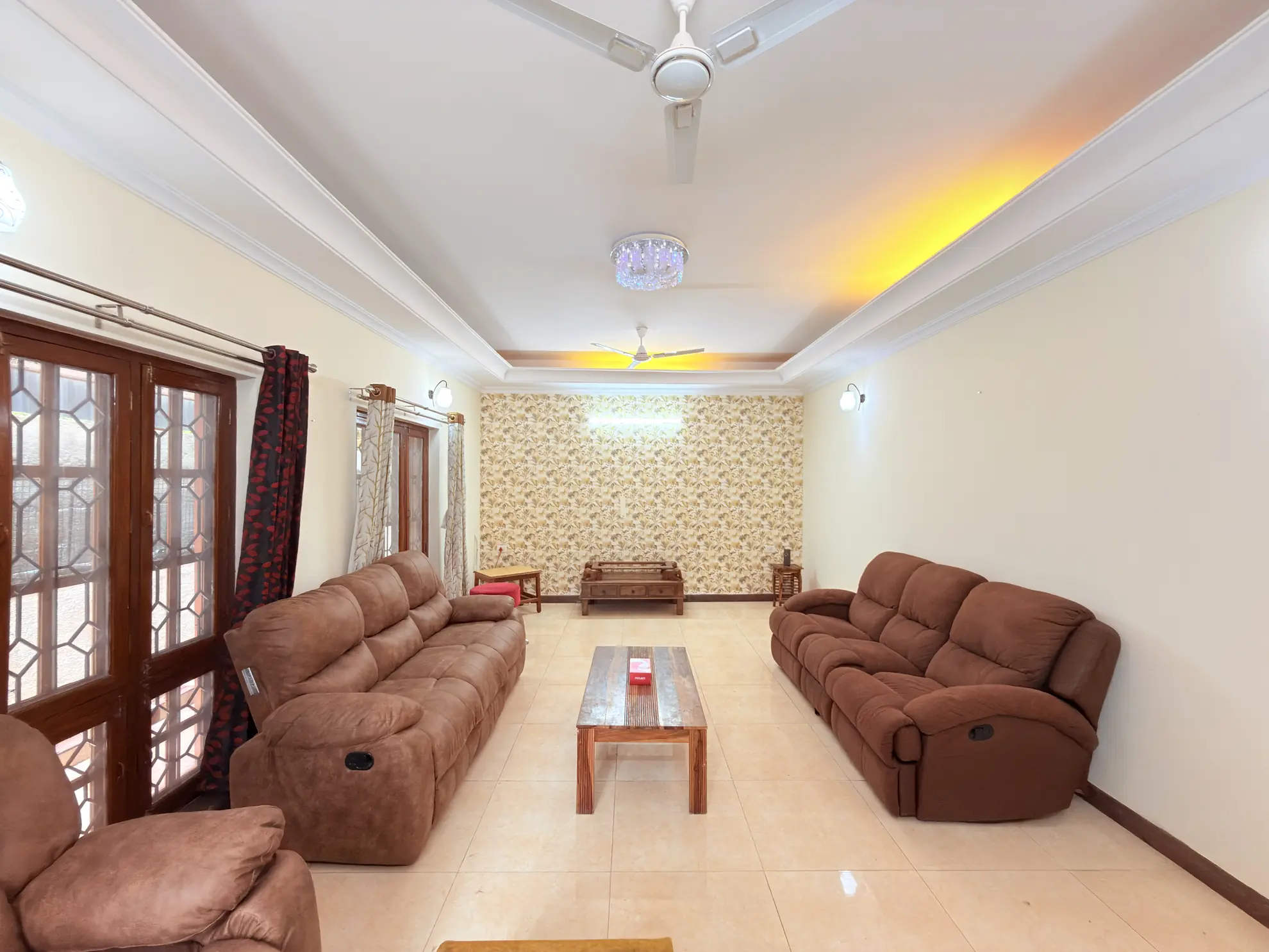 Living Area 2 at Sunny Brooks, Bengaluru