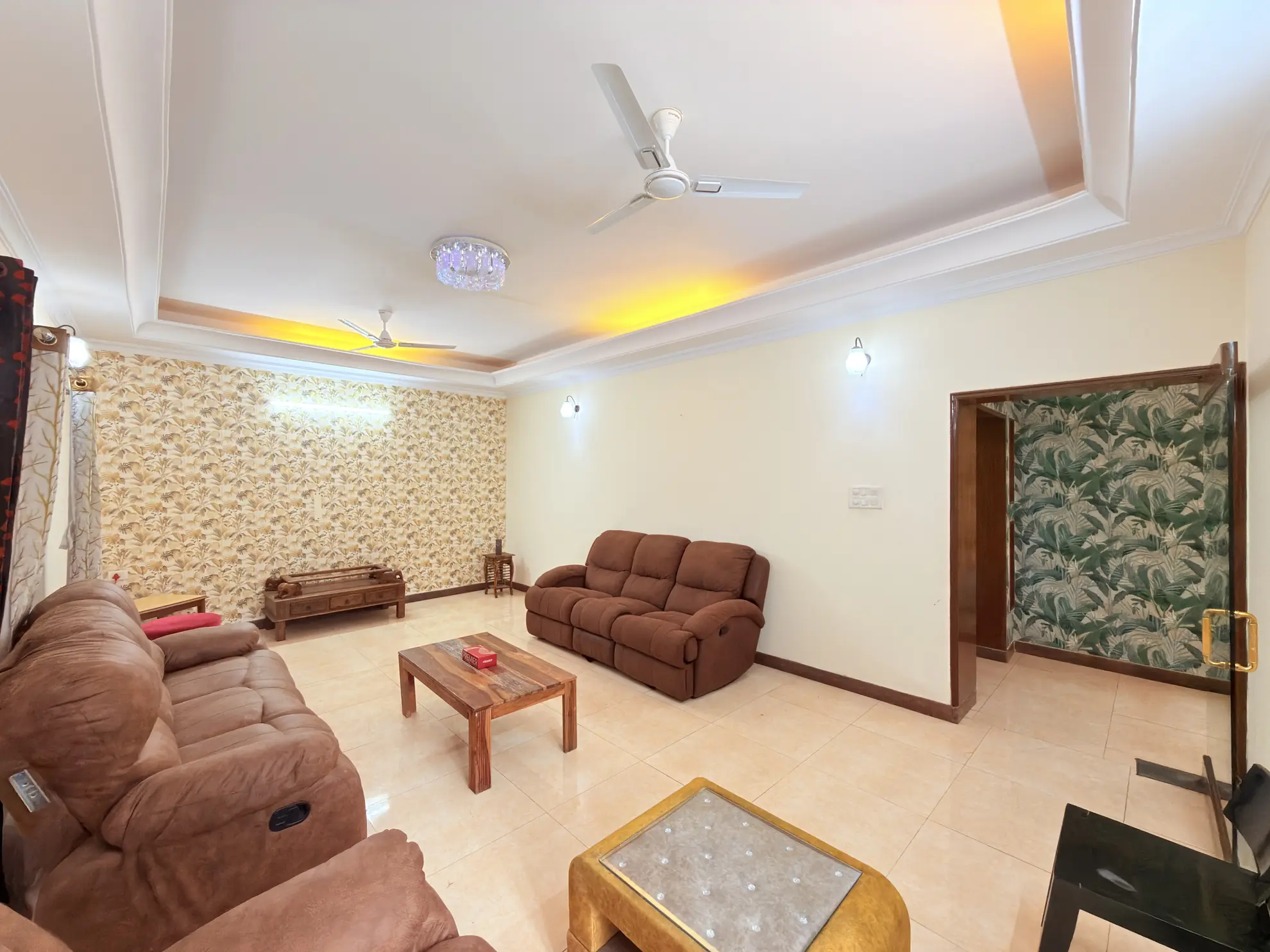 Living Area 3 at Sunny Brooks, Bengaluru
