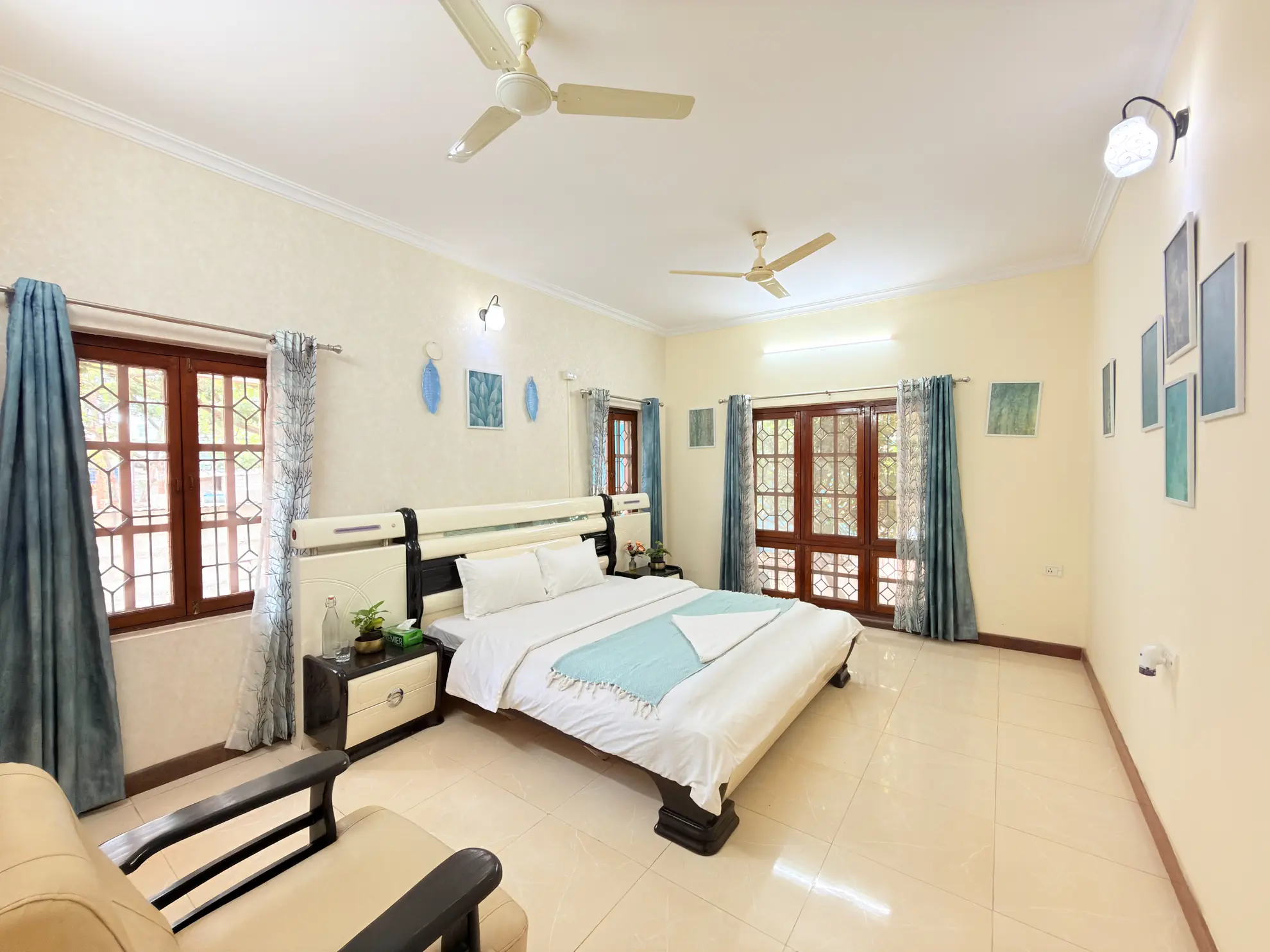 Second Bedroom 1 at Sunny Brooks, Bengaluru