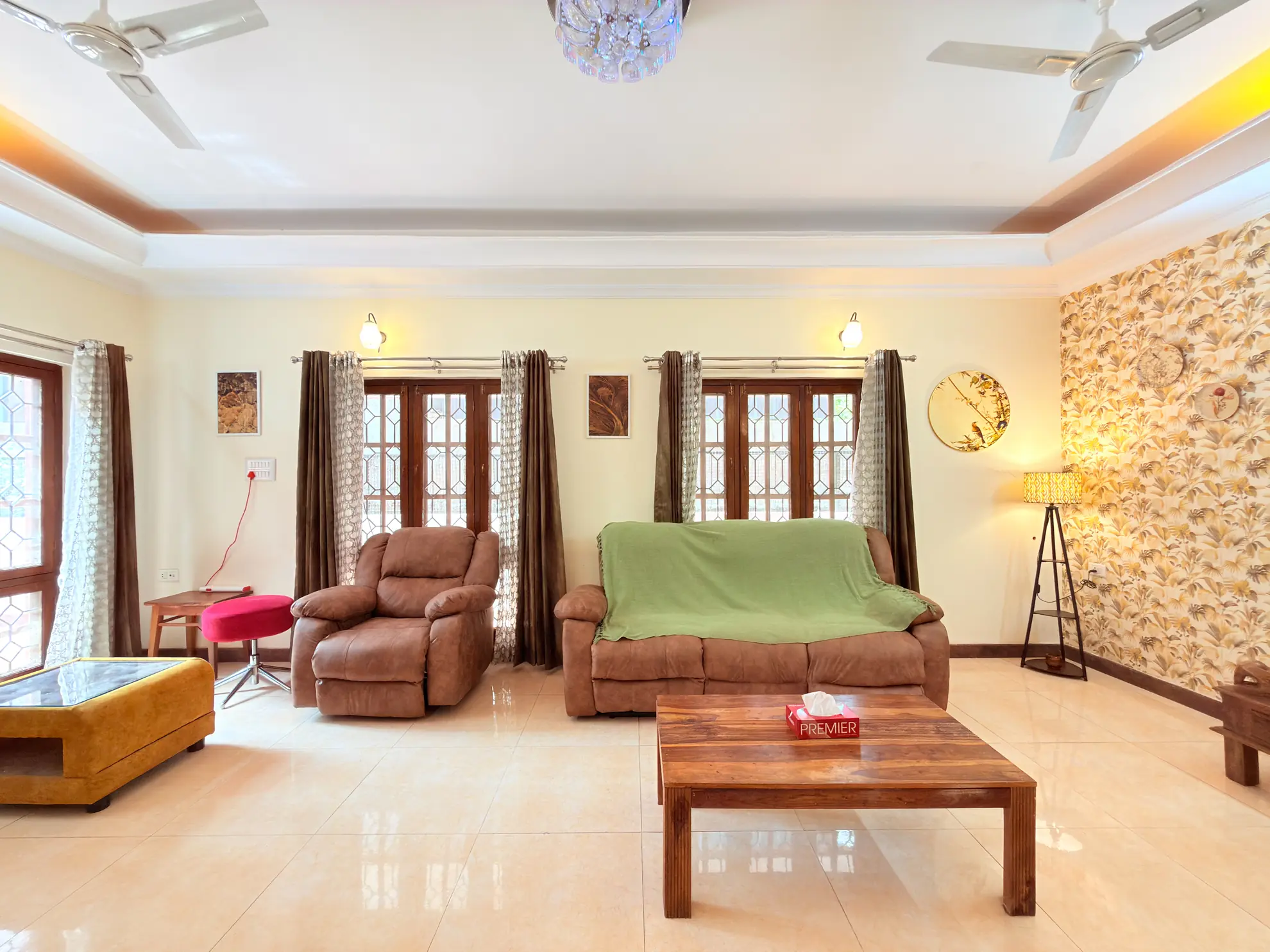 Living Area 4 at Sunny Brooks, Bengaluru