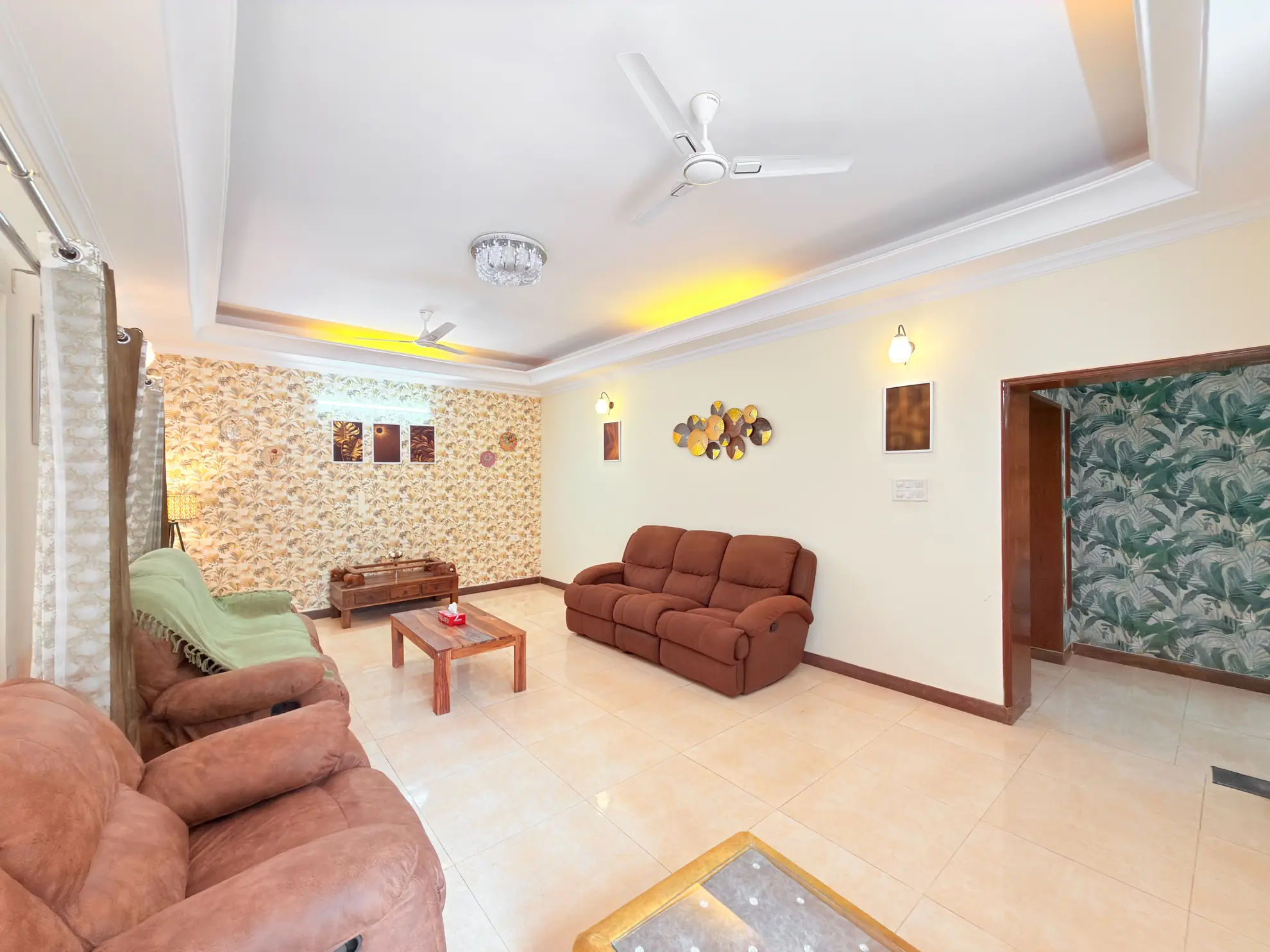 Living Area 3 at Sunny Brooks, Bengaluru